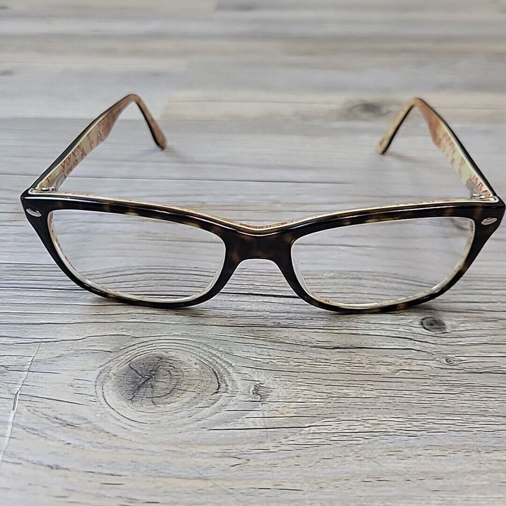 Ray BAN RB5228 5057 Eyeglasses Brown Tortoise Beige‎ FRAMES ONLY 53-17 140 Logo